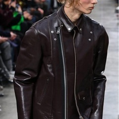 【最安】sacai 25AW レザージャケット ブラック 3 新...
