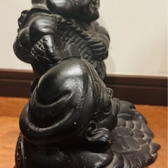 恵比寿 大黒天 商売繁盛 福を呼ぶ二福神像 七福神 縁起物 置物 昭和レトロ 七福神 インテリア オブジェ 骨董 開運 恵比寿様の画像