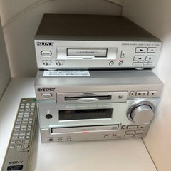 ソニーコンポ　ジャンク品の画像