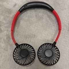 首かけ扇風機の画像