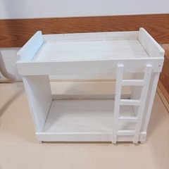 お人形用　二段ベッド　お布団セット