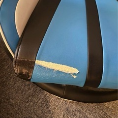 AKRacing ゲーミング 座椅子 ブルー 青 極坐(ぎょくざ)V2 高耐久PUレザー 180度リクライニング の画像