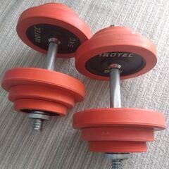 IROTEC　可変式　ダンベル 20キロ×2の画像
