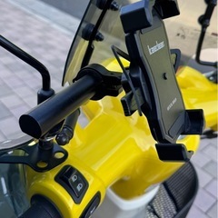 KaedearスマホホルダーとKEMIMOTOハンドルクランプバー　中古の画像