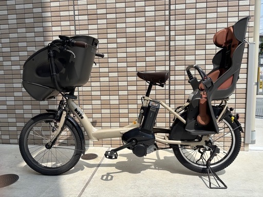 【美品】チャイルドシート付き　bikke POLARe(幼児二人同乗用電動自転車)