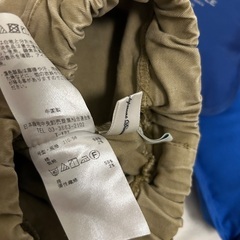 110 アースミュージックアンドエコロジー　ベージュ ゴムウエスト 長ズボンの画像