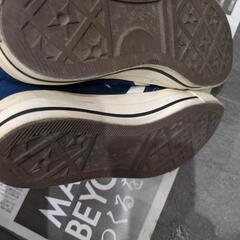 CONVERSE ネイビー スニーカー　27.5の画像