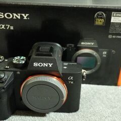 sony α7ⅲ A7ⅲ ボデイ　ILCE-7M3の画像