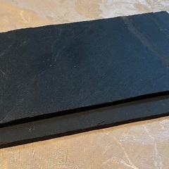 花台 生花用 花敷 2枚セット 天然石 黒雲母？ 約16.5cm×29.8cm 重量2.3kgの画像