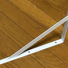 L字金具(白)の画像