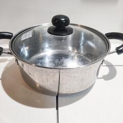 調理器具4点セット　フライパン、卵焼き器、鍋（大）、鍋（小）、の画像