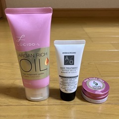 ヘアケア類3点