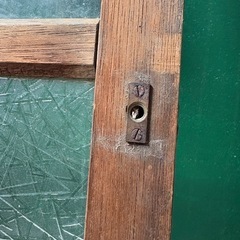 ガラス戸　レトロの画像