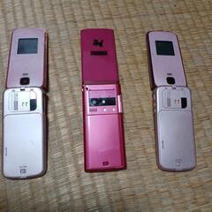ガラケー3機種🌹ピンクの画像