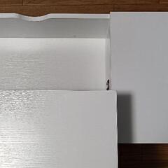 7月中に取りに来て頂ける方　昇降テーブル　ホワイトの画像