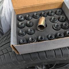 185/60R15 タイヤホイールセット4本【ホイールナット付き】の画像