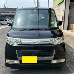 すぐに乗って帰れます！！背の高い車🚗ダイハツ タントカスタム✨車検令和9年6月まで😃💐🫧左側スライドドア！スマートキー付なので楽々エントリー可能🙆‍♀️の画像