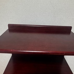 ホテルの様な オールドカリモクのベッドサイドテーブルの画像