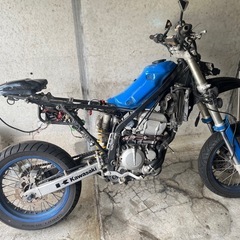 【商談中】klx250　不動　部品取りレストアにの画像