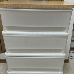 ニトリ　収納棚　収納ケースの画像