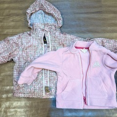 【7月迄】【定価3.5万円以上】【中古品】保育園年間お着替えおまとめ（トップス16点、ボトムス5点）90〜100の画像