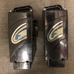 電動アシスト自転車本体(Peltech TDN-208L)、バッテリー×2の画像