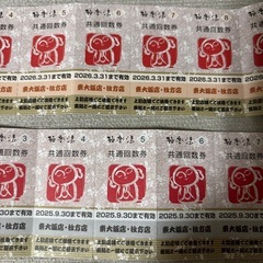 極楽湯　枚方店　東大阪店　回数券　温泉　銭湯　チケットの画像