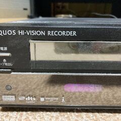 SHARP★VHS付き！DVDプレイヤー&レコーダーの画像