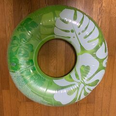 浮き輪 O型 直径91cm グリーンの画像