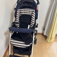 【絶対お得‼︎】Aprica ベビーカー ラクーナ 説明書有シート・レインカバー付の画像