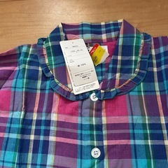 ⭐︎【新品タグ付】綿１００%ガーゼパジャマセットL②の画像