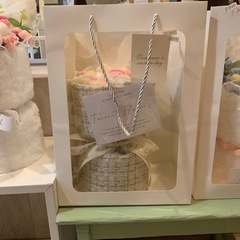 ふわふわうさぎ鍵編みブーケの画像