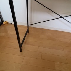 パソコンデスク Ｌ字 横幅140cm 学習机 分解してありますの画像