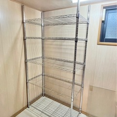 【お譲り先決定】スチールラックの画像