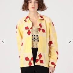 【新品未使用 】BODE NOVEL STAR QUILT LONG SLEEVE SHIRTの画像