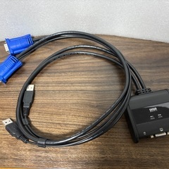 サンワサプライ(Sanwa Supply) パソコン自動切替器(2:1) SW-KVM2UUNの画像