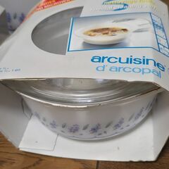 arcuisine アルキュイジーヌ 耐熱ガラス容器 フランス製 3点 レトロの画像