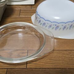 arcuisine アルキュイジーヌ 耐熱ガラス容器 フランス製 3点 レトロの画像