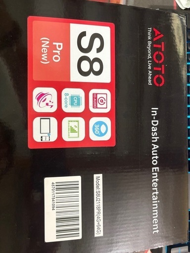 ATOTO S8 pro 新品　正規品カーナビ　アンドロイドオーディオ　carplay　保証１年付き！