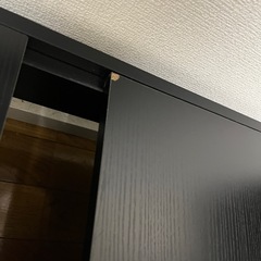ベッドフレーム　黒　ダブルサイズ　の画像