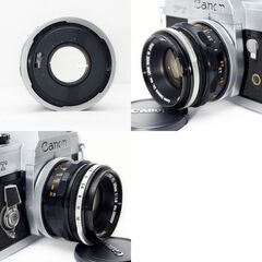 【全国送料無料】Canon FT QL FL 50mm F1.8 ✨レトロカメラ オールドカメラ オールドレンズ ジャンクの画像