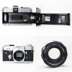 【全国送料無料】Canon FT QL FL 50mm F1.8 ✨レトロカメラ オールドカメラ オールドレンズ ジャンクの画像