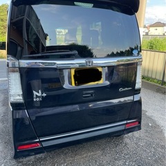【個人出品】ホンダ/N-BOX＋/カスタム/ターボ/車検８年５月/パドルシフト/ナビ/テレビ/ETC/両面パワスラの画像