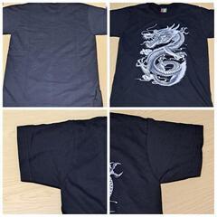 JOLIGOLF Tシャツ M ドラゴン プリント 難アリ ジャンクの画像