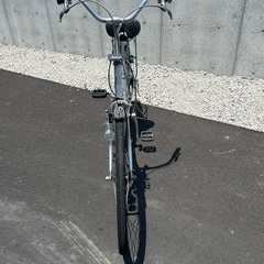 R26 ブリヂストン EBU60 B6H　エブリッジ EBRIDE 26インチ 自転車　シルバー色　学生さん ママチャリ お買い物 現状の画像