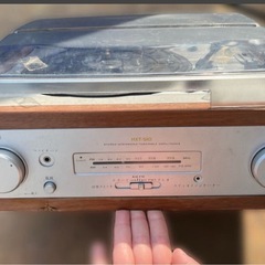 ラジオ付レコードプレーヤージャンク品の画像
