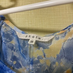 美品　stola. 花柄　ノースリーブの画像