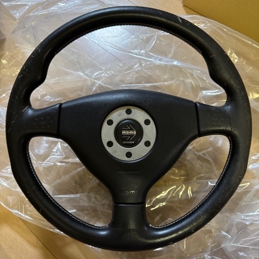 三菱　MOMO ステアリング ハンドル FTO ランエボ