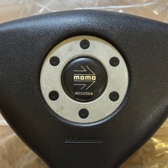 三菱　MOMO ステアリング ハンドル FTO ランエボの画像