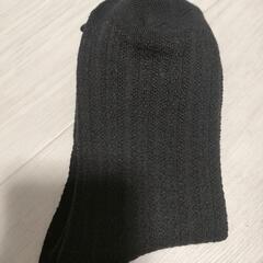 新品 ソックス ブラック フリル 黒 靴下の画像
